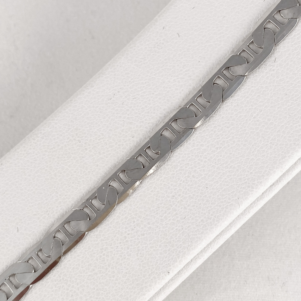 Stříbrný pánský náramek STEG 5,75mm 19cm